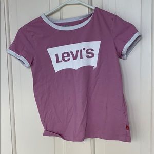 Three Levi brand tees